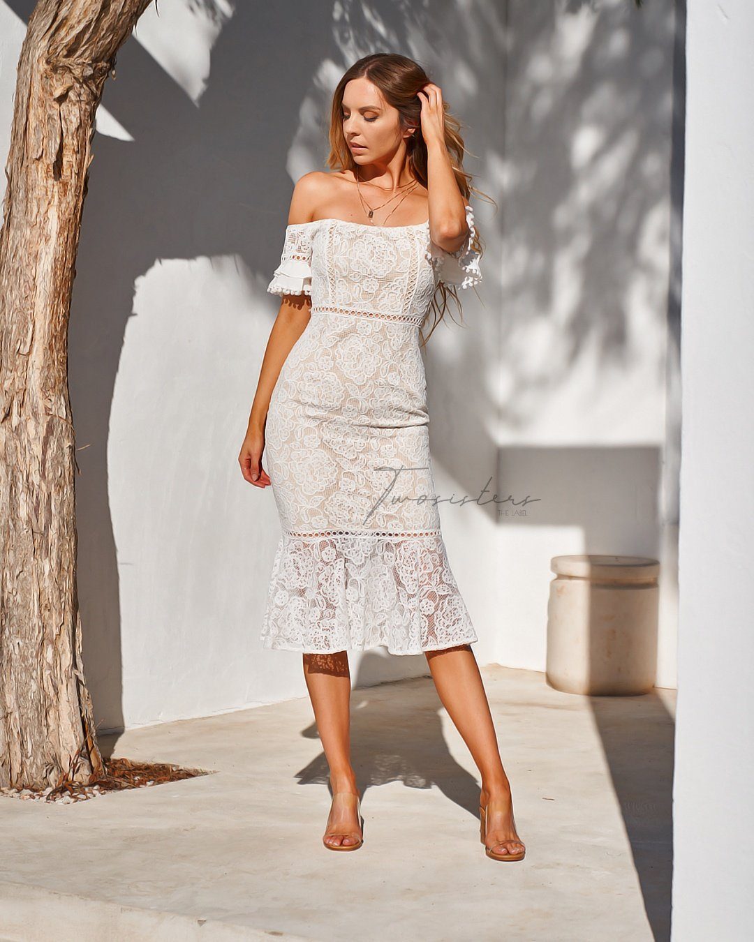 Twosisters The Label Erica Dress White