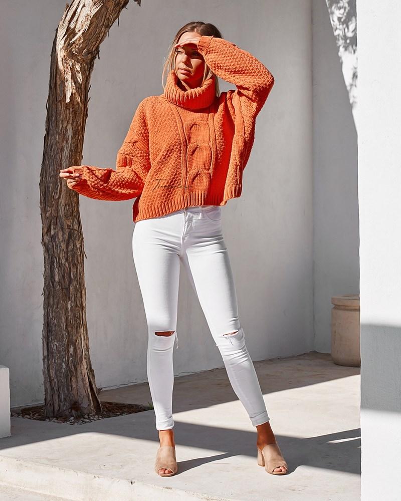 Twosisters The Label Aspen Knit Orange