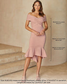 Twosisters The Label Brienne Dress Dusty Pink