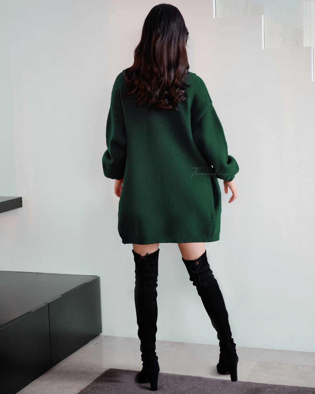 Twosisters The Label Dannie Knit Emerald Green