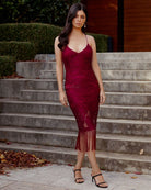 Twosisters The Label Khaleesi Dress Burgundy