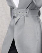 Twosisters The Label Meryl High Low Coat Grey